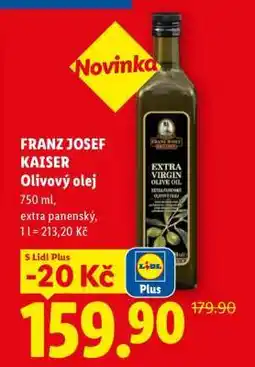 Lidl Franz Josef Kaiser olivový olej nabídka
