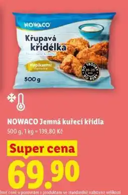 Lidl NOWACO Jemná kuřecí křídla nabídka