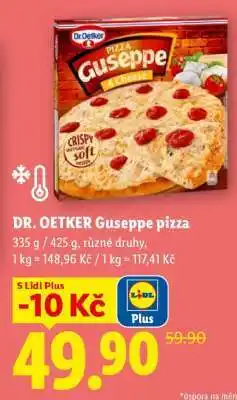 Lidl Dr. Oetker Guseppe Pizza nabídka