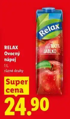 Lidl RELAX ovocný nápoj nabídka
