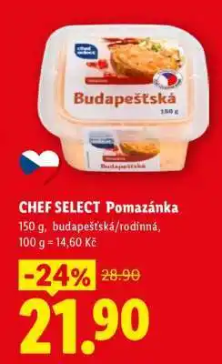Lidl CHEF SELECT POMAZÁNKA nabídka