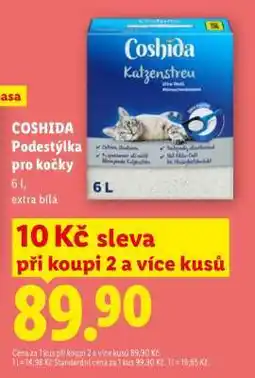 Lidl Coshida Podestýlka pro kočky nabídka