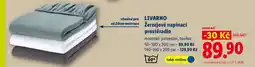 Lidl Livarno Žerzejové napínací prostěradlo nabídka