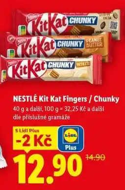 Lidl NESTLÉ Kit Kat Fingers / Chunky nabídka
