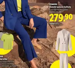 Lidl ESMARA Dámské palazzo kalhoty nabídka