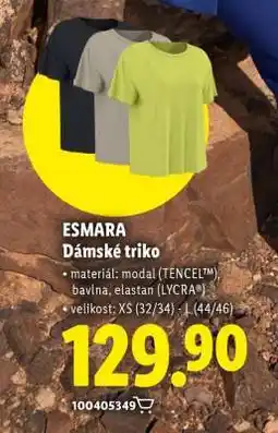 Lidl ESMARA Dámské triko nabídka