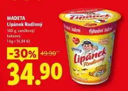 Lidl Madeta Lipánek rodinný nabídka