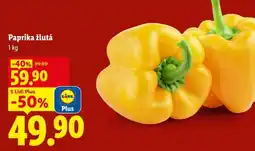 Lidl Paprika žlutá nabídka