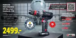 Lidl PARKSIDE PERFORMANCE 12V Aku vrtačí šroubovák, 5 Ah nabídka