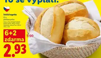 Lidl SVĚTLÁ BAGETKA nabídka