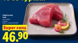 Lidl Tuňák červený steak nabídka