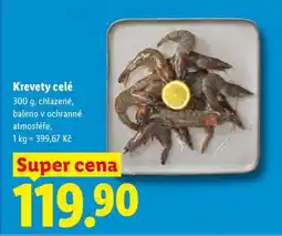 Lidl Krevety celé nabídka