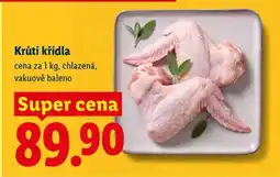 Lidl Krůtí křídla nabídka
