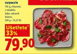 Lidl Carpaccio nabídka