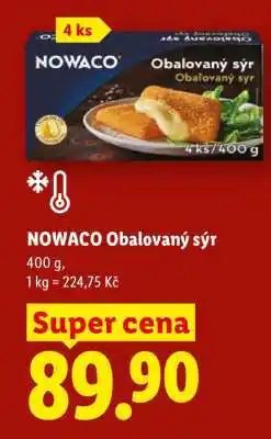 Lidl NOWACO Obalovaný sýr nabídka