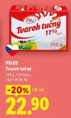 Lidl Pilos Tvaroh tučný nabídka