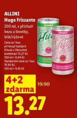 Lidl ALLINI Hugo frizzante nabídka