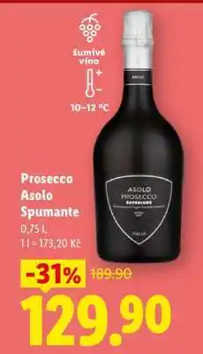 Lidl Prosecco Asolo Spumante nabídka