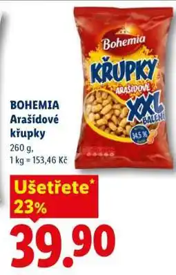 Lidl Bohemia Arašídové křupky nabídka