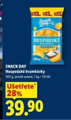 Lidl SNACK DAY HOSPODSKÉ BRAMBŮRKY nabídka