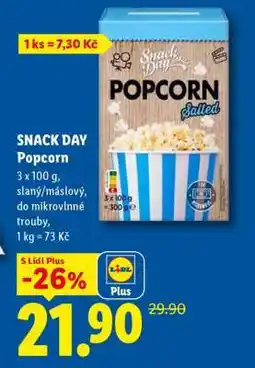 Lidl Snack Day Popcorn nabídka