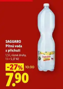 Lidl Saguaro pitná voda s příchutí nabídka