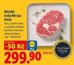 Lidl DELUXE Irský Rib Eye Steak nabídka