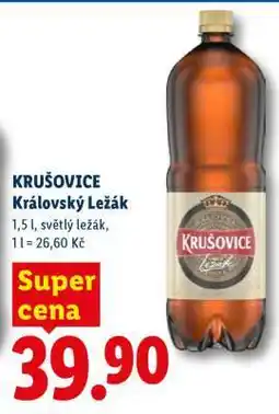 Lidl Krušovice Královský ležák nabídka