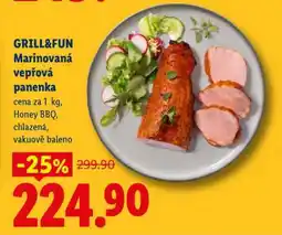 Lidl GRILL&FUN Marinovaná vepřová panenka nabídka