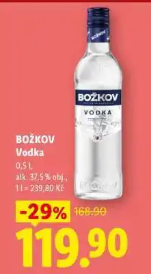 Lidl Božkov Vodka nabídka