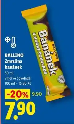 Lidl BALLINO Zmrzlina banánek nabídka