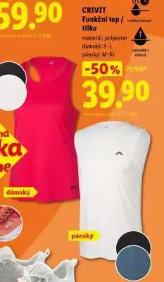 Lidl CRIVIT Funkční top/tilko nabídka