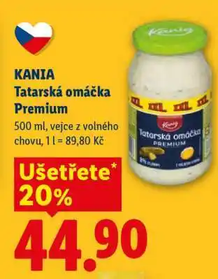 Lidl Kania Tatarská omáčka PREMIUM nabídka