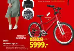 Lidl CRIVIT Dětské kolo LIGHT 20 nabídka