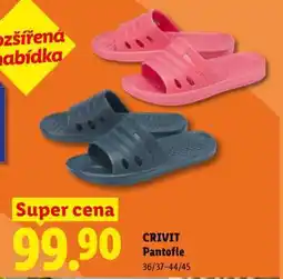 Lidl CRIVIT Pantofle nabídka