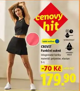 Lidl CRIVIT Funkční sukně nabídka