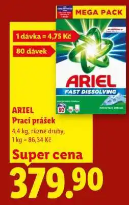 Lidl Ariel Prací prášek nabídka