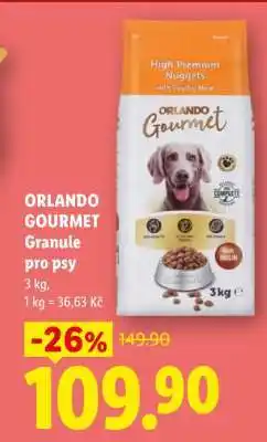 Lidl ORLANDO GOURMET Granule pro psy nabídka