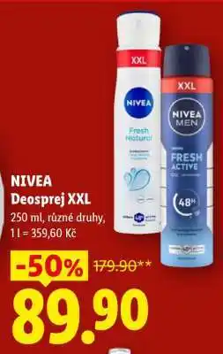 Lidl NIVEA Deosprej XXL nabídka