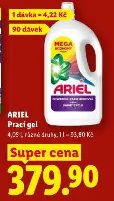 Lidl Ariel Prací gel nabídka