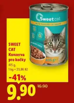 Lidl SWEET CAT Konzerva pro kočky nabídka