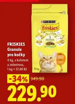Lidl Friskies granule pro kočky nabídka
