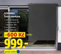 Lidl LIVARNO Svislá markýza nabídka