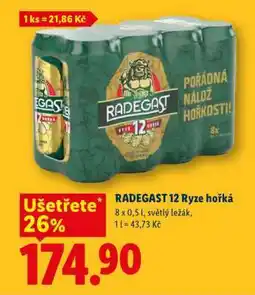 Lidl RADEGAST 12 RYZE HOŘKÁ nabídka