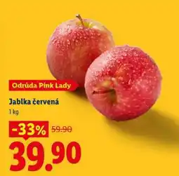 Lidl Jablka červená nabídka