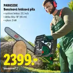 Lidl PARKSIDE Benzinová řetězová pila nabídka