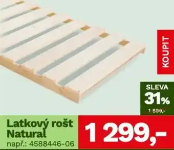 Latkový rošt Natural
