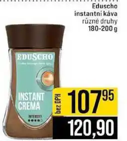 Jip Eduscho instantni káva různé druhy nabídka
