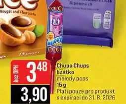 Jip Chupa Chups lízátko melody pops nabídka