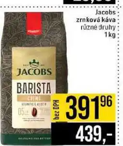 Jip Jacobs zrnková káva různé druhy nabídka